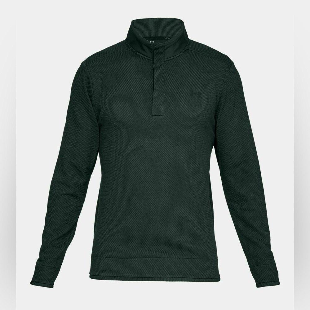 Under Armour Golf Men's UA Storm Sweater Fleece Mock Green XL 1317345 384 - Picture 4 of 11